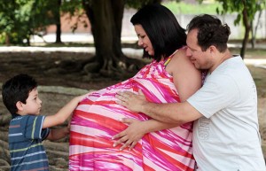 barriga de maria verônica grávida de quadrigêmeas